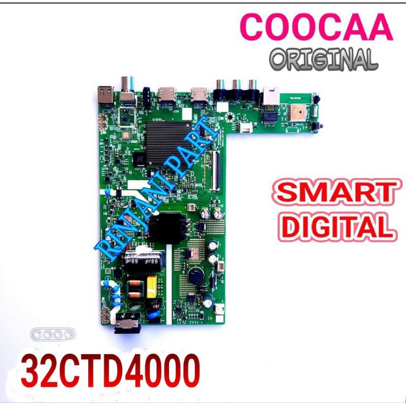 Coocaa เมนบอร์ดหน้าจอสมาร์ททีวี LED 32CTD4000 MB 32CTD4000