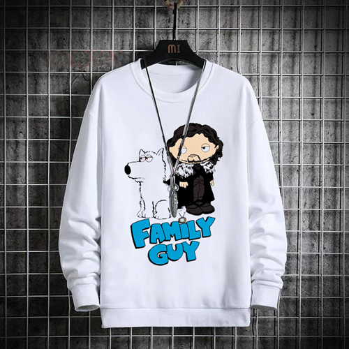 เสื้อสเวตเตอร์ผ้าฟลีซ Crewneck Family Guy