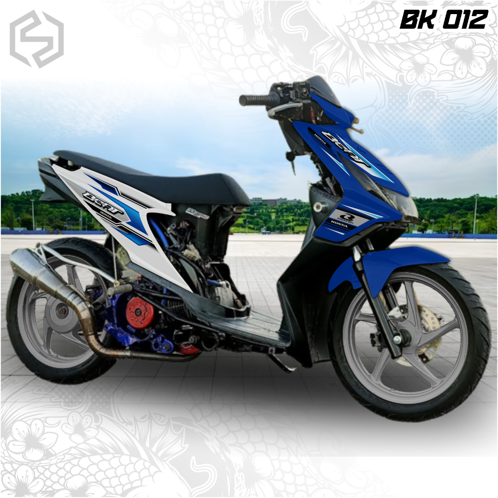 HONDA BEAT CARBON ICON RACING STRIPING THAILAND VARIATION BK011/015