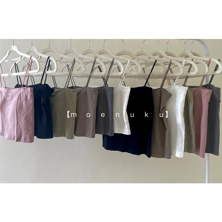 Get Now Basic Tanktop Womens Tanktop สไตล์เกาหลี Tanktop Crop Tanktop Long