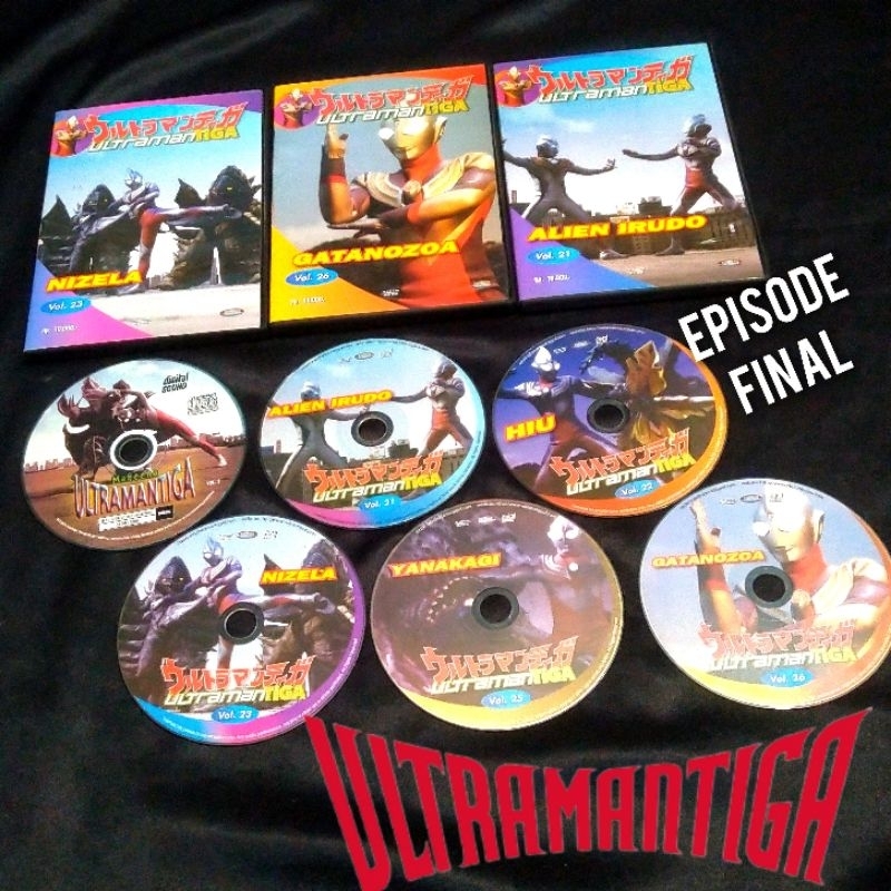 Vcd Film Ultraman Tiga Set Take All Intensive Original Final Episode