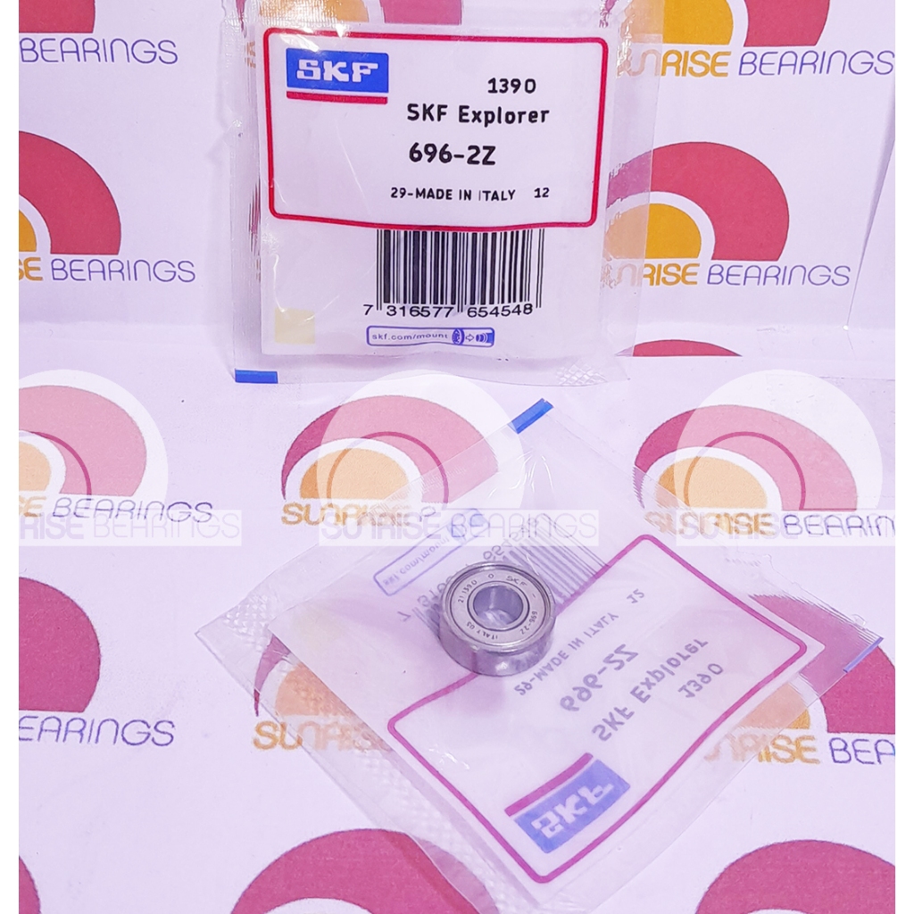 แบริ ่ งบอลร ่ องลึก SKF 696 2Z