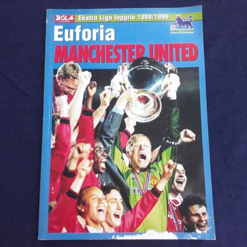 1998/1999 English League Extra Football Tabloid Magazine Euforia Manchester United