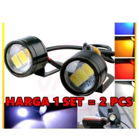 MATA LED EAGLE EYE BLINKING 3 LED DRL EAGLE EYE FLASH รถจักรยานยนต์รถยนต์