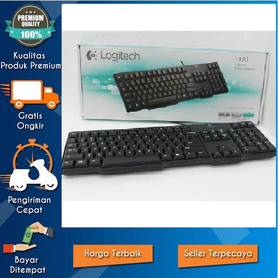 คีย์บอร์ด Logitech Classic K100 PS/2 อย่างเป็นทางการ