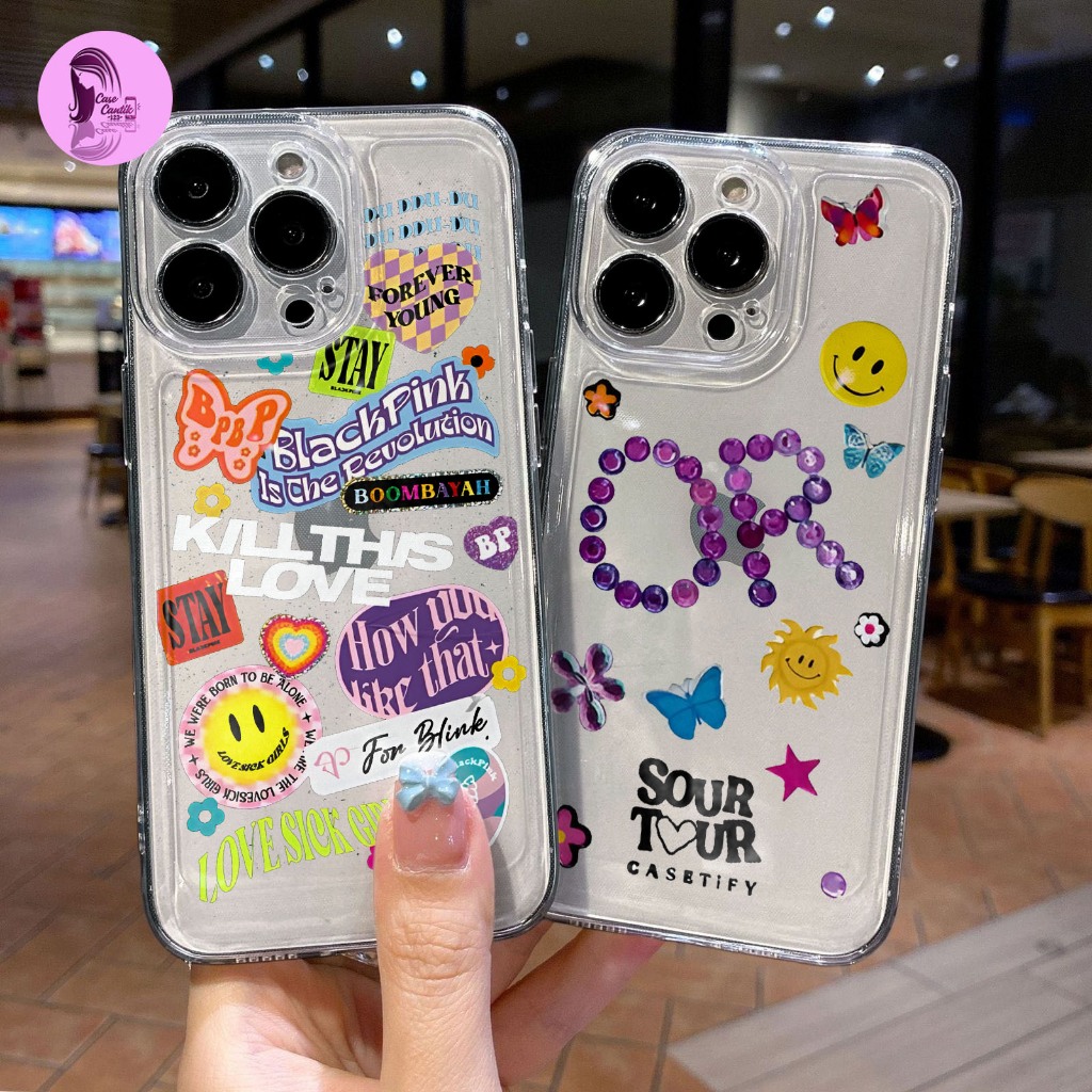 SOFTCASE CASE CASING CLEAR CASE CUSTOM GIRL สติกเกอร์สําหรับ A05 A05S A10 A18 A33 A36 A37 Y20 Y20i Y