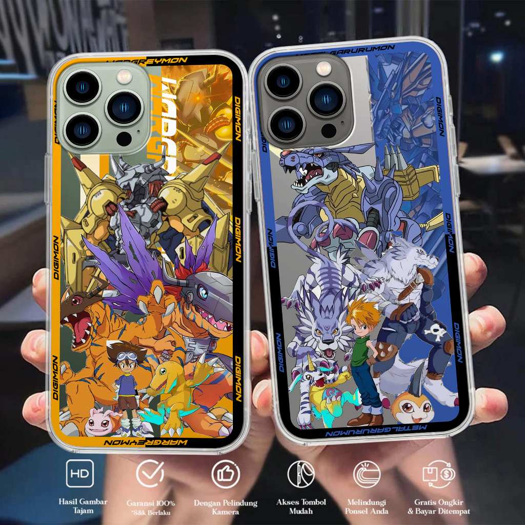 Digimon Motif Case VIVO S1 V20 V15 V29 V9 Y02 Y12 Y20 Y19 Y22 Y71 V5 Y91C Y30 Y83 V25 Y81 DIAMOND Ca