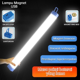 LAMPU EMERGENCY SUPER TERANG T5 20watt & 60watt tahan lama 24 jam Lampu Neon ukuran jumbo murah charger