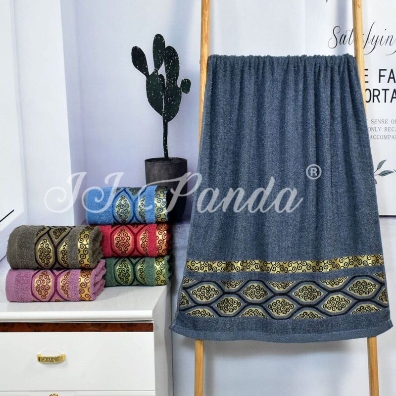 KATUN Mall57 JJ Panda Cotton ผ้าเช็ดตัวผู้ใหญ่ ขนาด 50 x 100 ซม. 198 กรัม