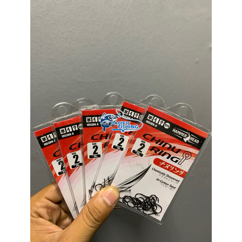 HAMMER HEAD CHINU RING FISHING HOOK 1053BN-R