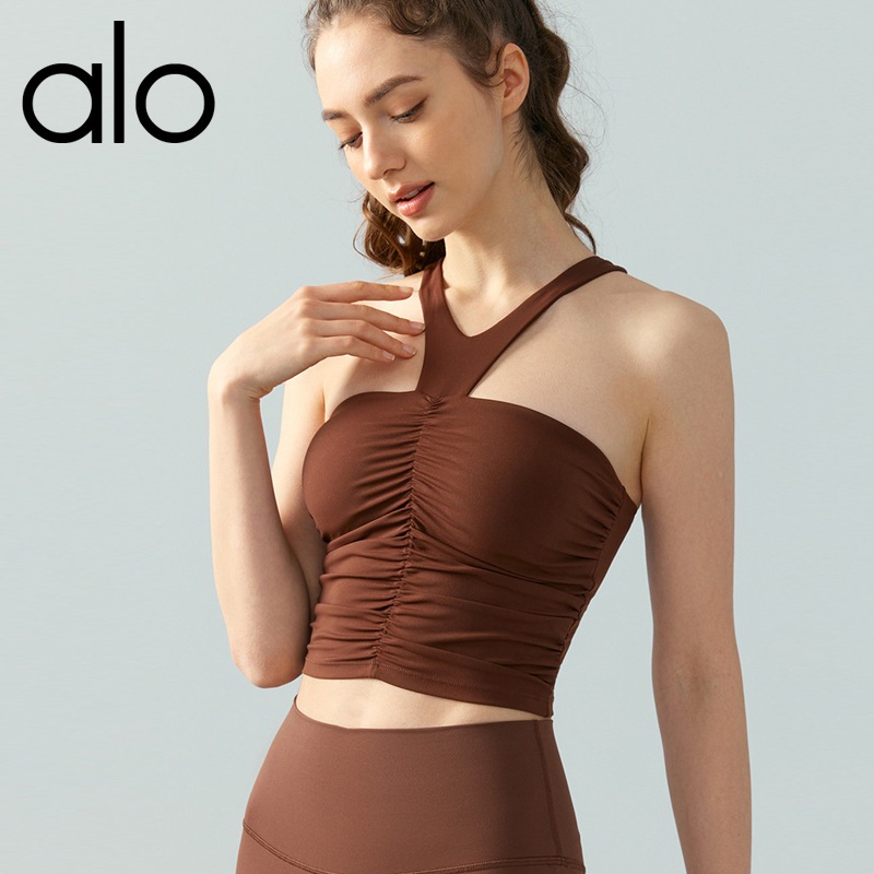 A1o เสื้อชั้นในสตรีคล้องคอเซ็กซี่, เสื้อกั๊กพร้อมแผ่นรองหน้าอก, ด้านในหุ้มฉนวนฤดูร้อนสกินนี่พร้อมเสื