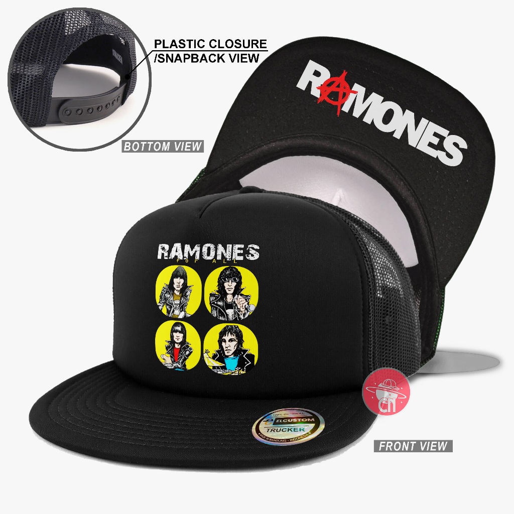 Ramones Snapback / Trucker Hat / Mesh Hat / Trucker Hat / Trucker Cap / Original Hat / Mens Hat / Ba