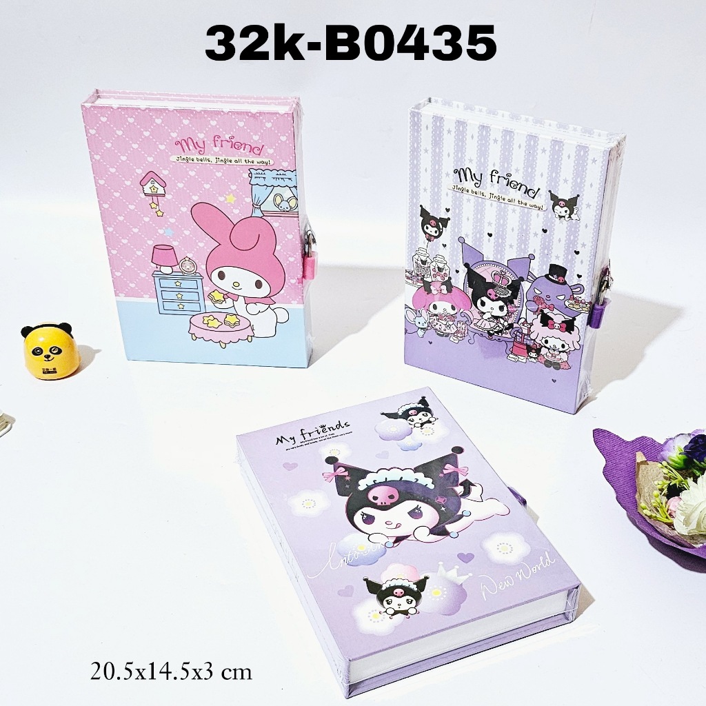 สมุดไดอารี่ MJ ล็อคกล่องขนาดใหญ่ 32K/Notebook/Diary Book/สมุดที่ระลึก