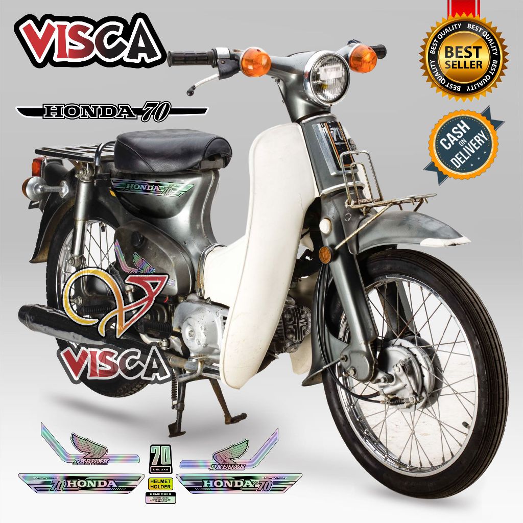 สติ๊กเกอร์แถบ Honda C70 Hologram Variation C70 70LM สติ๊กเกอร์