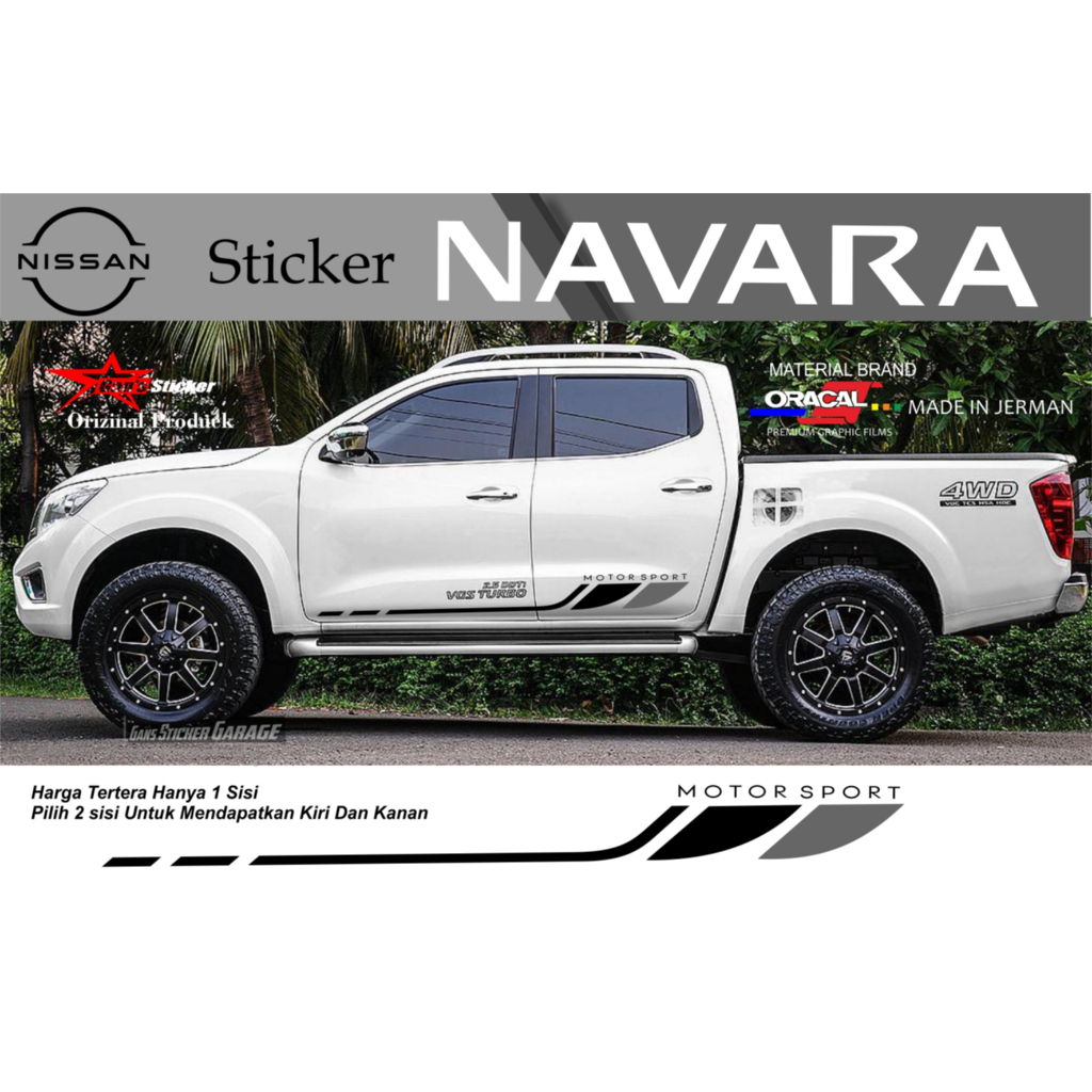 สติ๊กเกอร์ NISSAN NAVARA ALL NEW NISSAN NAVARA ACCESSORIES NISSAN NAVARA