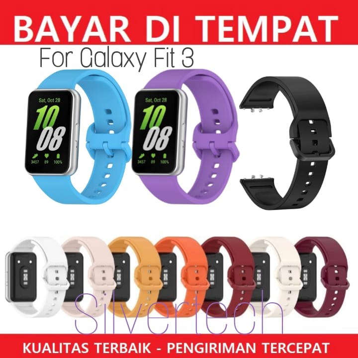 SILVERTECH STRAP สําหรับ SAMSUNG FIT 3 ธรรมดา / GALAXY FIT 3 WATCH REPLACEMENT STRAP / GALAXY FIT 3 