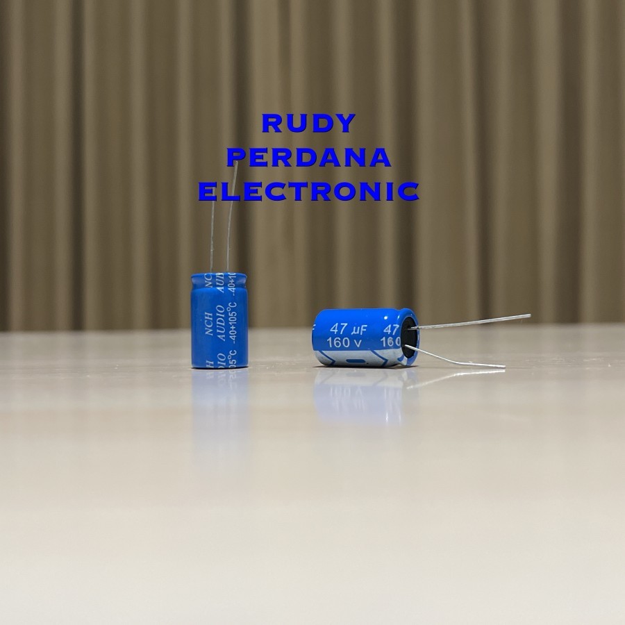 คาปาซิเตอร์ ELCO ELKO 47UF 160V 47 UF 160 VOLT