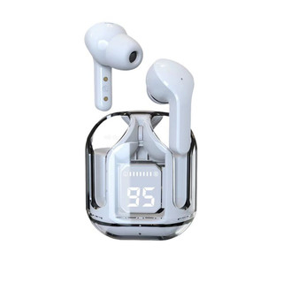COD Headset bluetooth TWS Air31 wirelles LED display tranparan Hifi sound Macaron