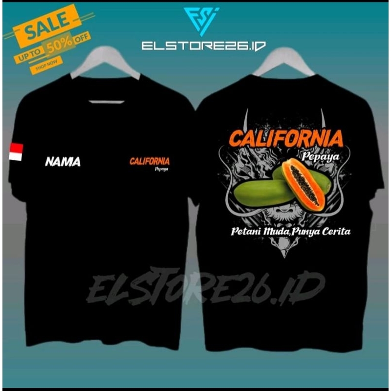 CALIFORNIA PAPAYA YOUNG FARMERS เสื้อยืด HAS A STORY ฟรีขาย NAME