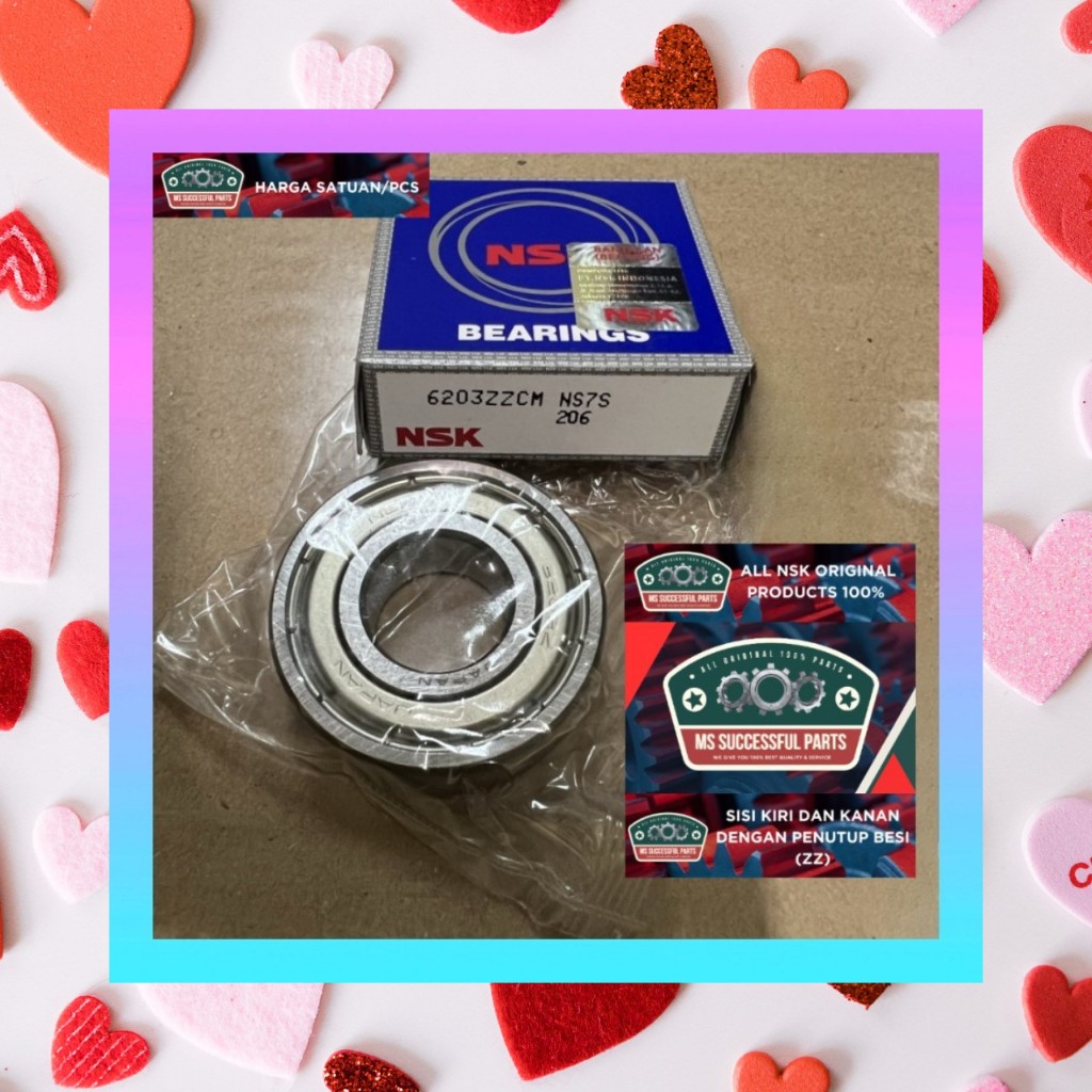 BEARING 6203 ZZ NSK ORIGINAL JAPAN