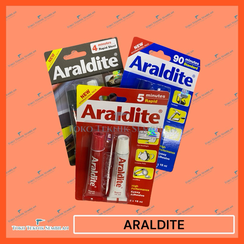 Merah ARALDITE Red/ARALDITE Blue/ARALDITE สีฟ ้ า 2x15G