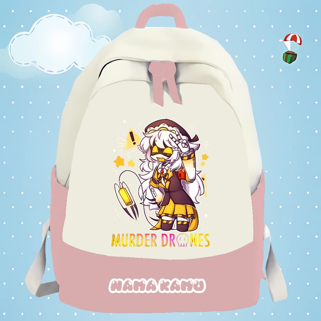 MURDER DRONES CHILDRENS BACKPACK