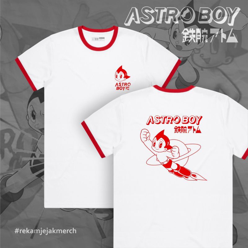 เสื ้ อยืด PUTIH Astro BOY RINGER | เสื ้ อยืด Astro BOY สีขาว | บันทึก Merch