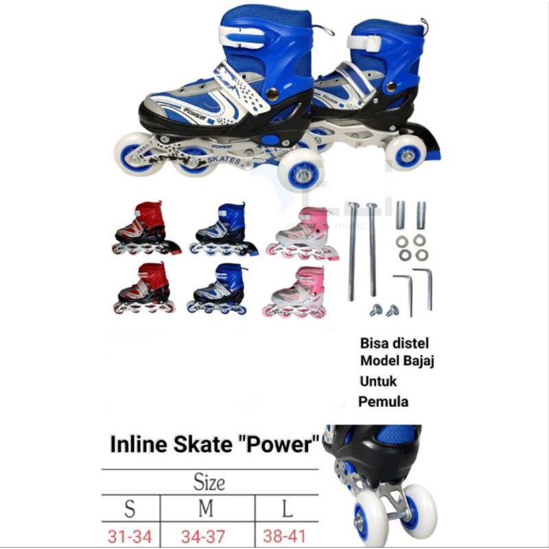 CHILDRENS ROLLER SKATES / POWER ROLLER SKATES