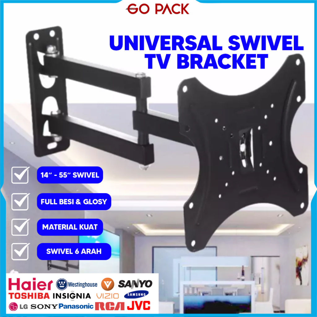 Led TV SWIVEL BRACKET 14 17 19 20 22 24 27 32 40 43 นิ้ว Universal Smart TV Digital LCD SWIVEL BRACK