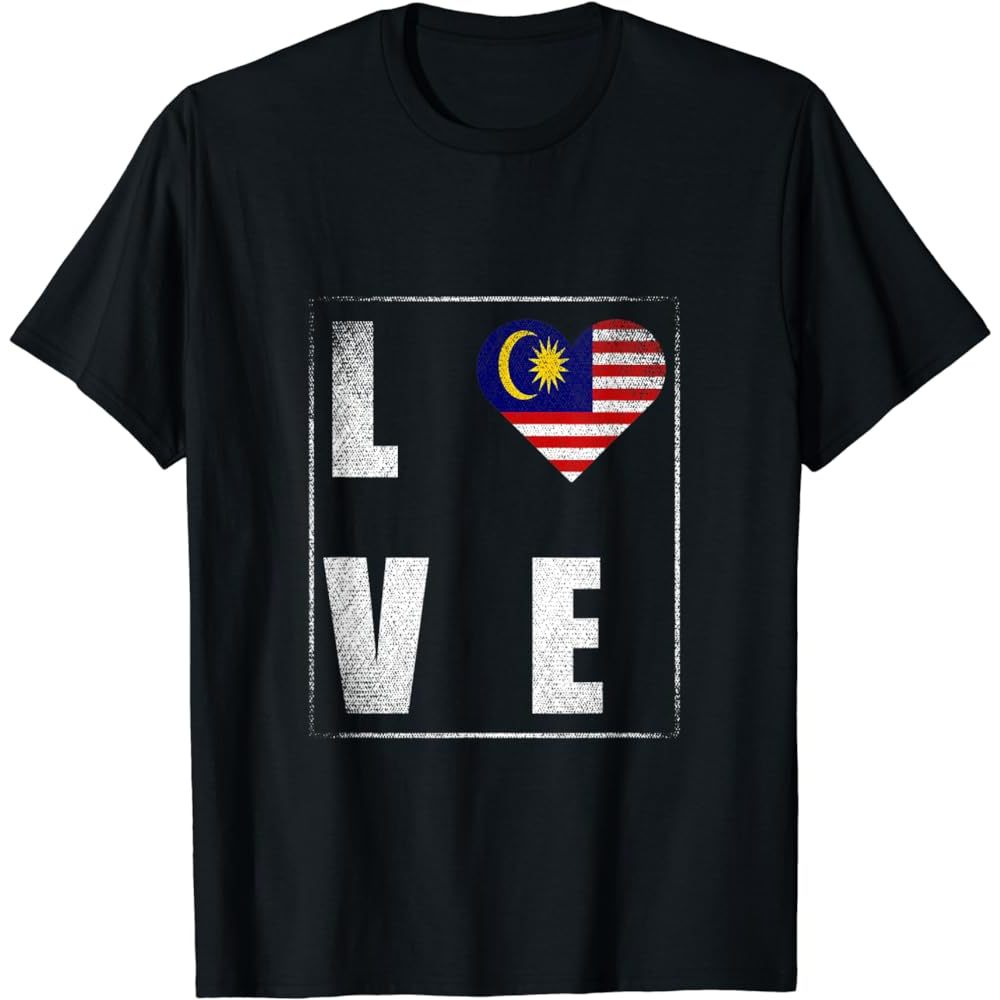 เสื้อยืดของที่ระลึก I Love Malaysia - เสื้อของที่ระลึก Love Malaysia Multi Models Batch 3