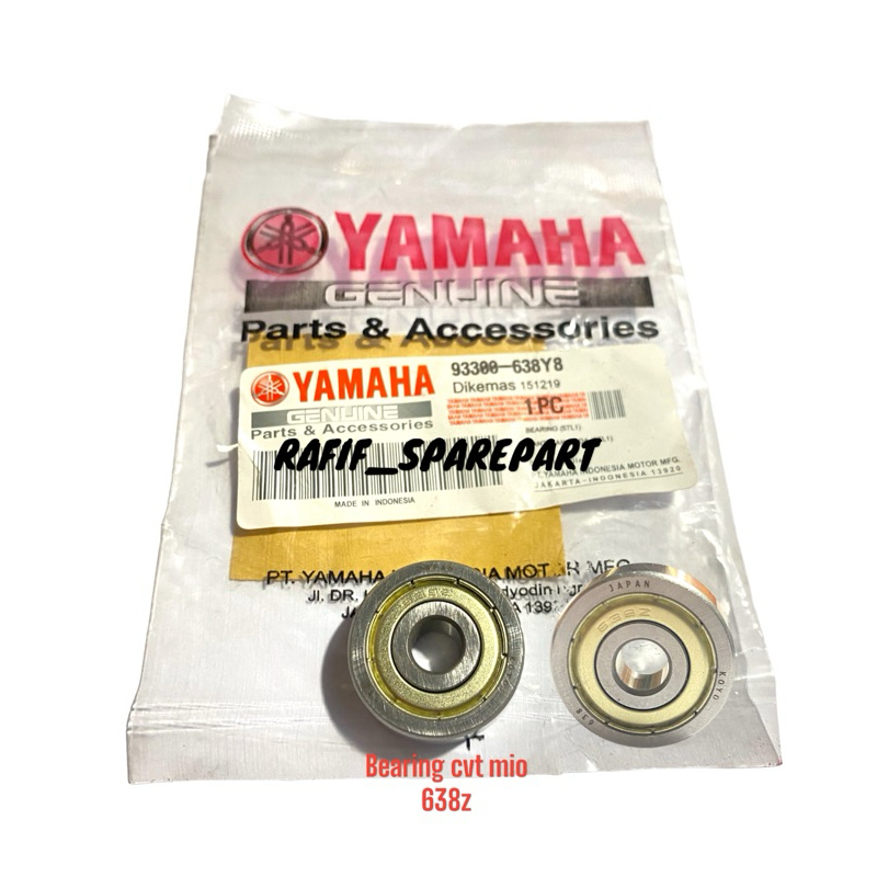 CVT BEARING MIO SMILE MIO SPORTY M3 FINO SOUL GT 638 ZZ CVT BAK BEARING