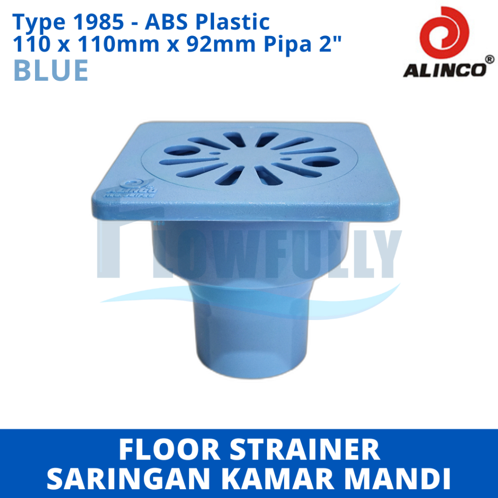 ALINCO LIGHT BLUE PVC FLOOR STRAINER