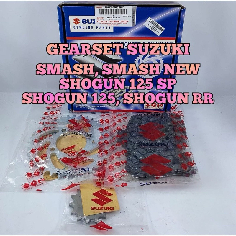 ชุดเกียร์โซ่ Suzuki Shogun 125 ทุบ SGP Original