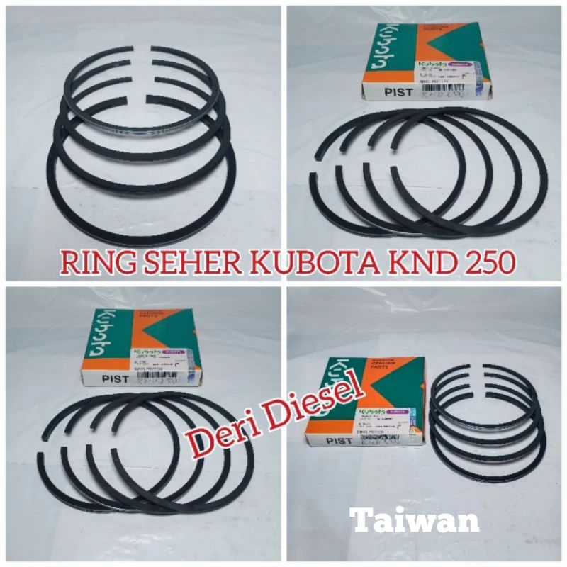 แหวนลูกสูบ KUBOTA KND 250/RING SET KUBOTA KND 250