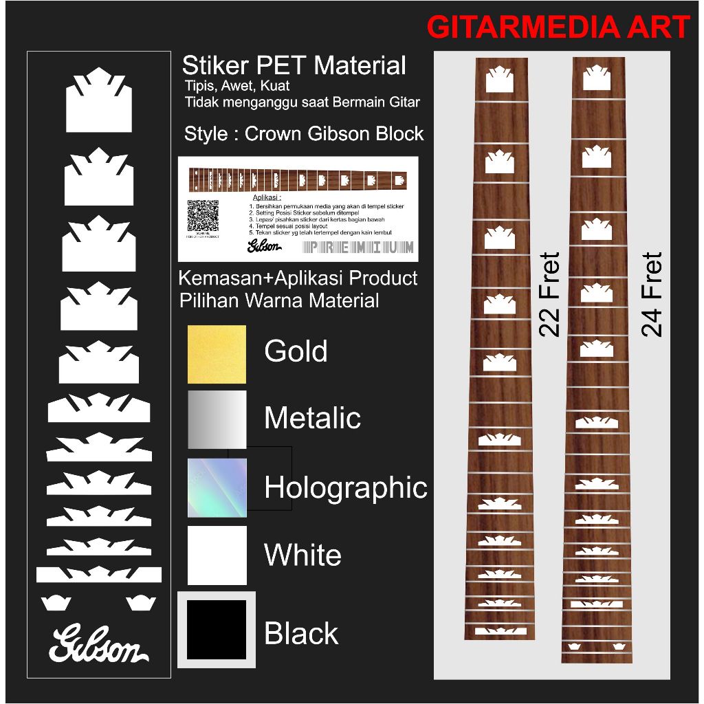 Acoustic Guitar inlay fret Acoustic inlay gibson j200 crown inlay gibson Guitar crown