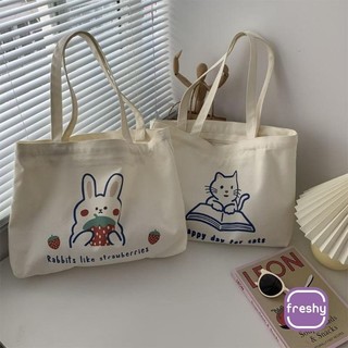 Totebag Happy time Wanita uk. 35x30 Pakai Resleting