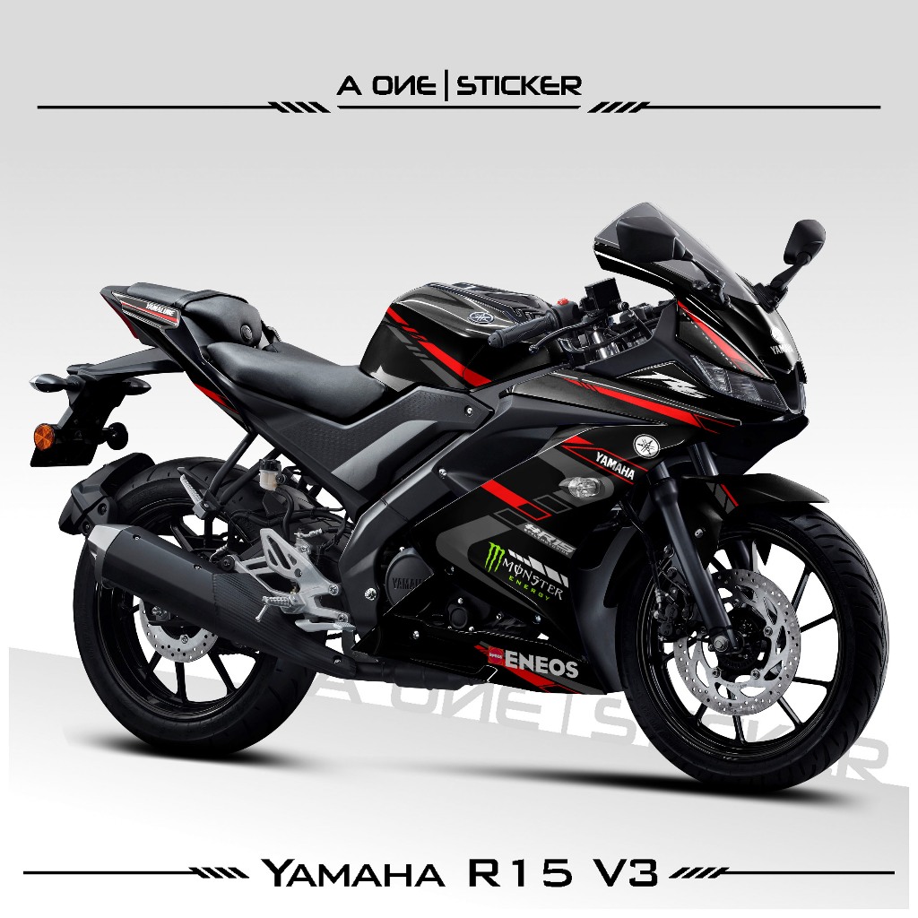 STRIPING YAMAHA R15 V3 SEMIFULL MOTIF 15 / YAMAHA R15 / V3 / R15 / YAMAHA / DECAL / STRIPING / สติ๊ก
