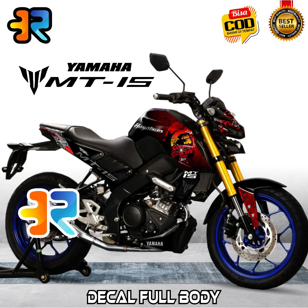 Yamaha MT 15 Decal Full Body Sticker Hayabusa Design Variation