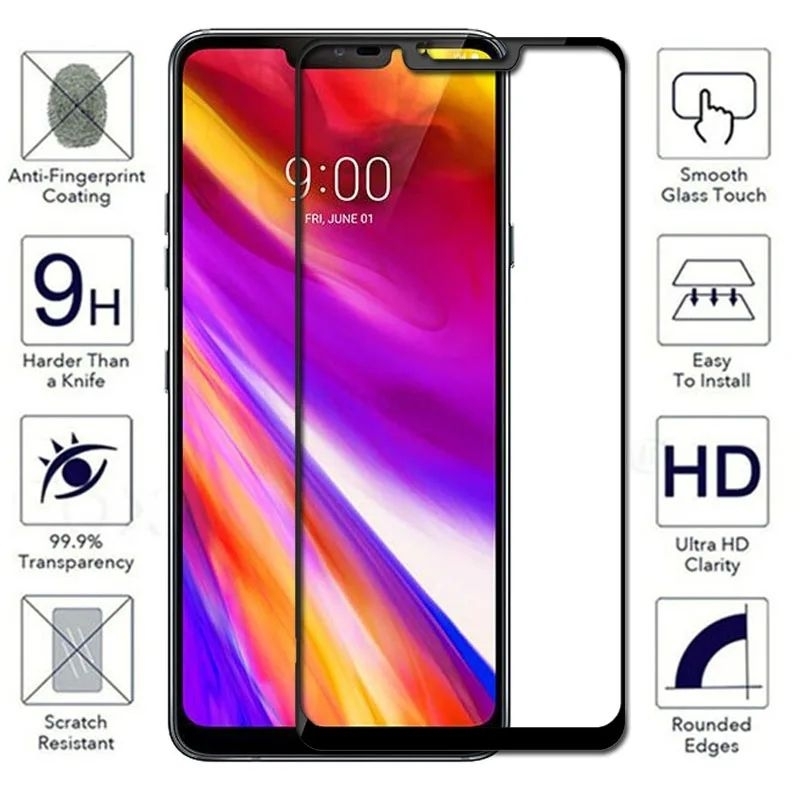 กระจกนิรภัย LG V40 ThinQ ป้องกันรอยขีดข่วน lg v40