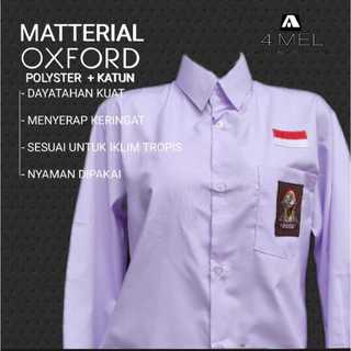 Baju putih lengan panjang SMA/SMK GS Oxford Seragam sekolah