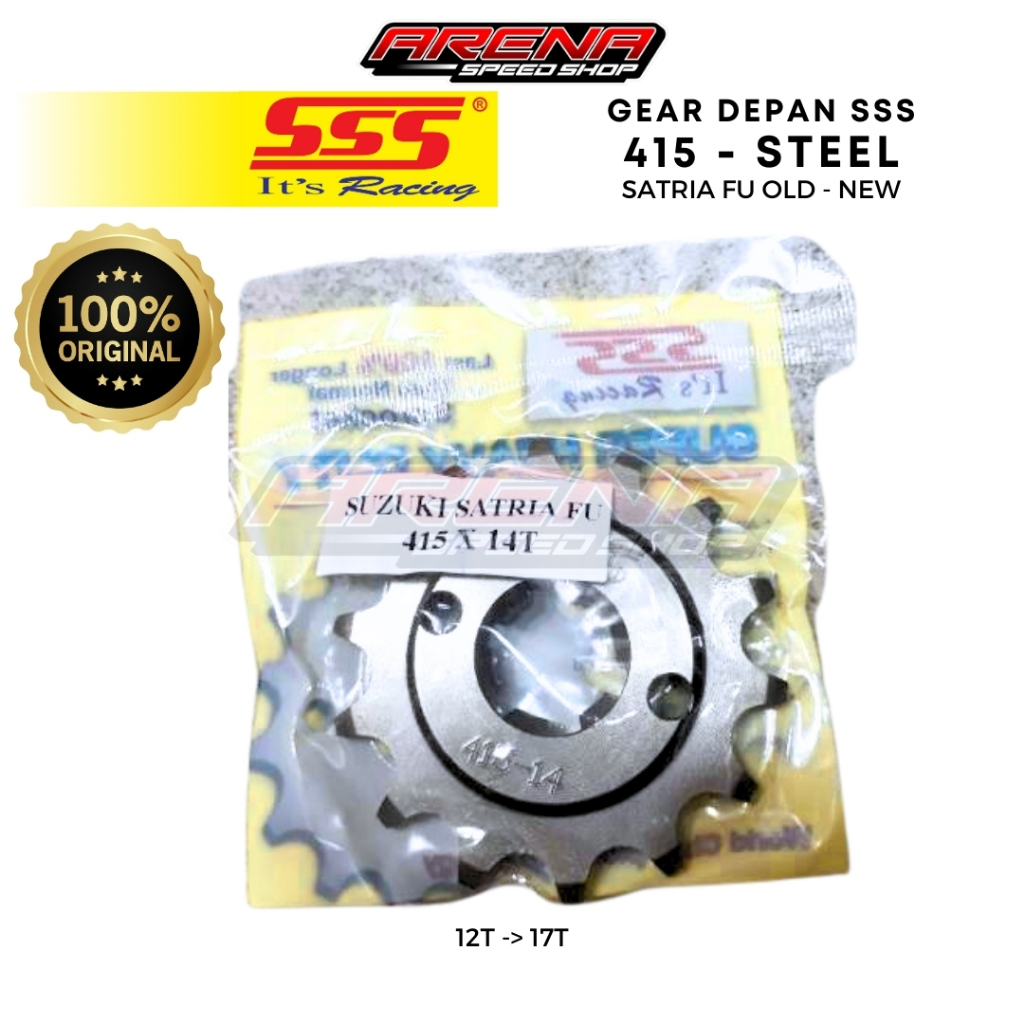 SSS เกียร์หน้า Satria FU 415 เกียร์หน้า Satria F FU เก่าใหม่ 415 12 13 14 15T เดิม SSS