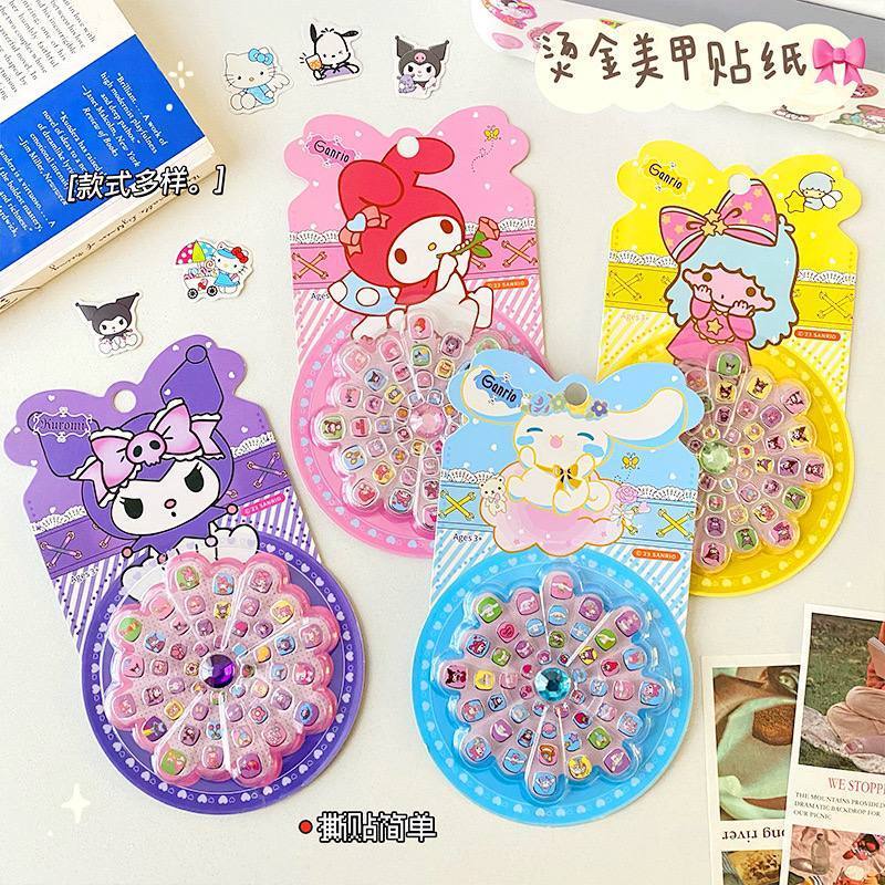 MELODY NAIL STICKER / NAIL ART NAIL DECORATION STICKER // KUROMI MELODY MOTIF CHILDRENS NAIL STICKER
