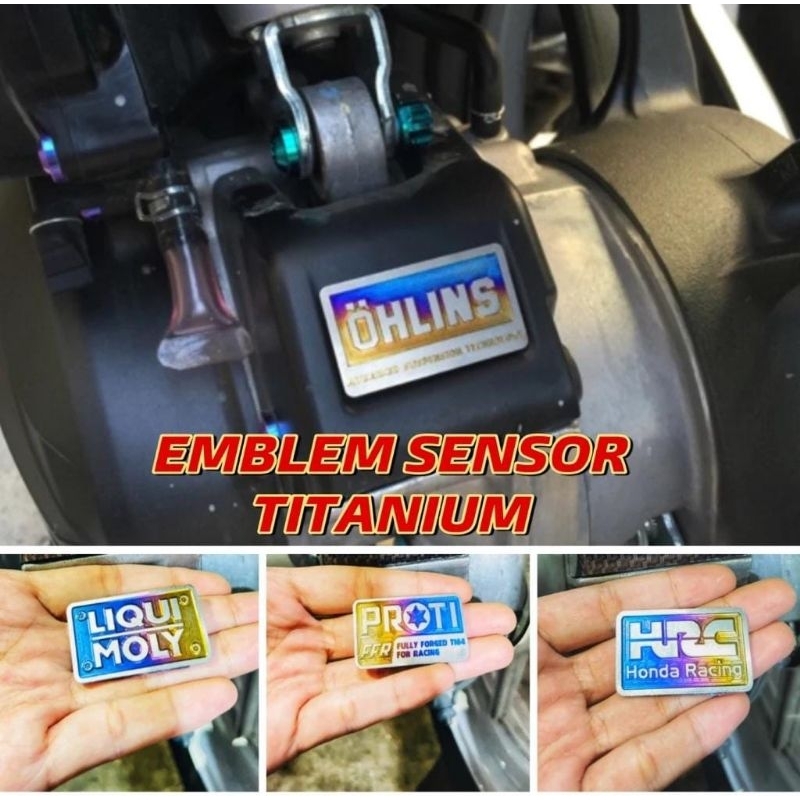 สัญลักษณ์ไททันเซ็นเซอร์หลังวาริโอ125 150บีทพีซีเอ็กซ์สัญลักษณ์เซ็นเซอร์สแตนเลส