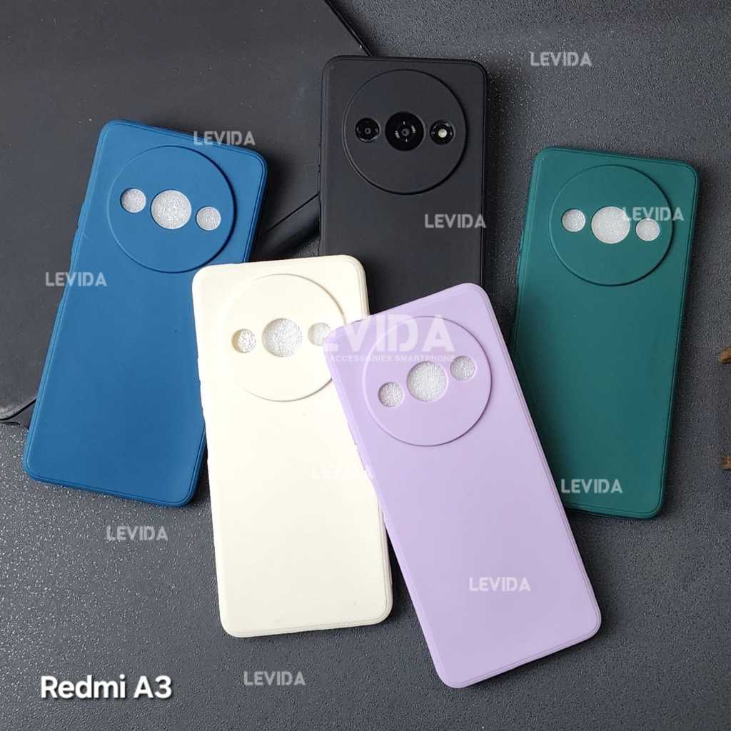 Redmi A1 Redmi A2 Redmi A3 Softcase Macaron Square / Case Square Edge Case Redmi A1 Redmi A2 Redmi A