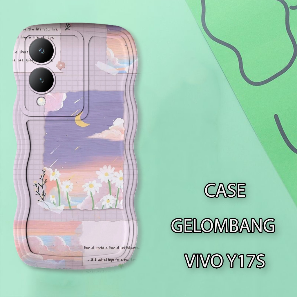 Soft Case WAVE Hp VIIVO Y17S - เคสกล้อง Pro - เคสแฟชั่น Cute Motif - เคสโทรศัพท์มือถือและผิว - Silic