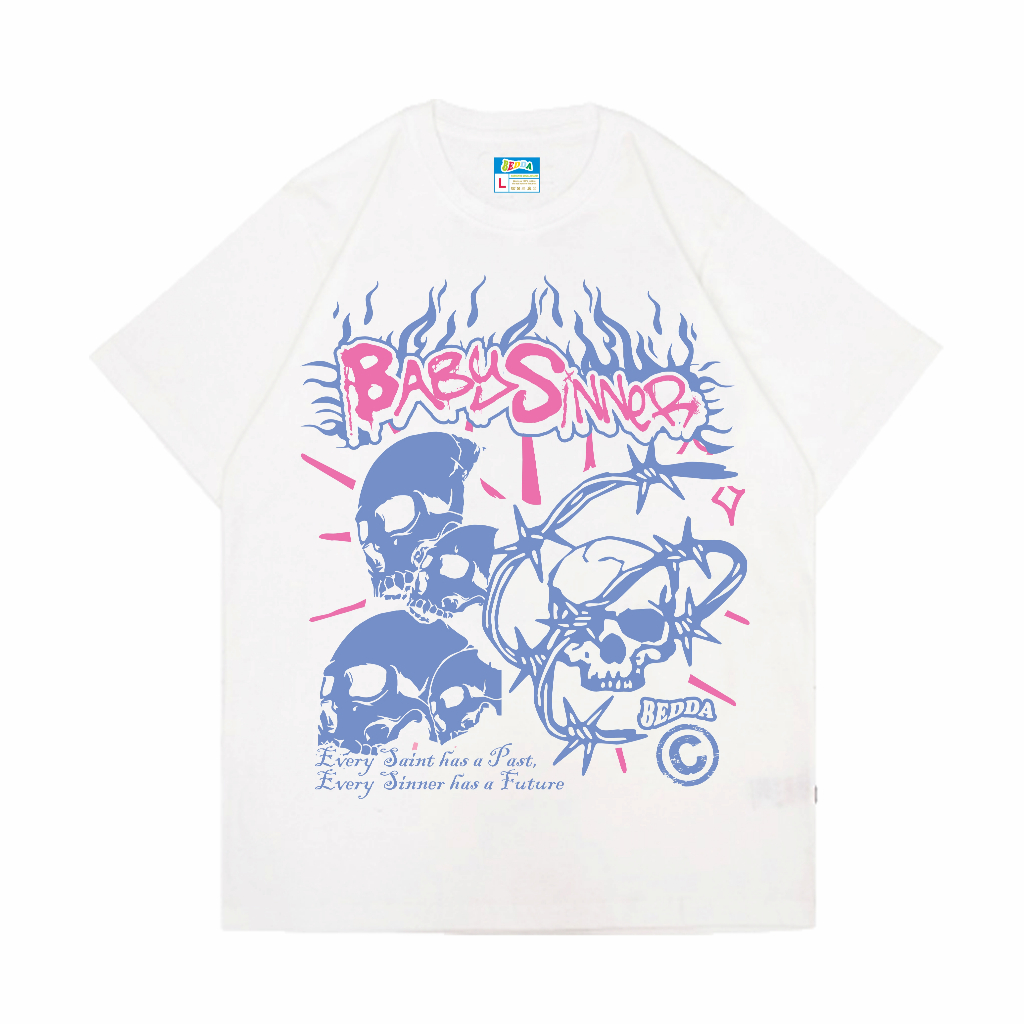 Bedda - เสื้อยืดสีขาว Baby Sinner