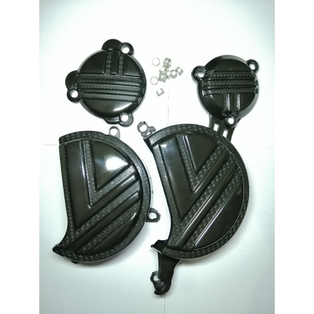 Mesin Klx 150g BF SM DTRACKER150 ฝาครอบป้องกันเครื่องยนต์, KLX150S L DTRACKER ฝาครอบบล็อกเครื่องยนต์เก่า, การ์ดฝาครอบเครื่องยนต์ด้านข้างอุปกรณ์มอเตอร์ไซค์ KLX150