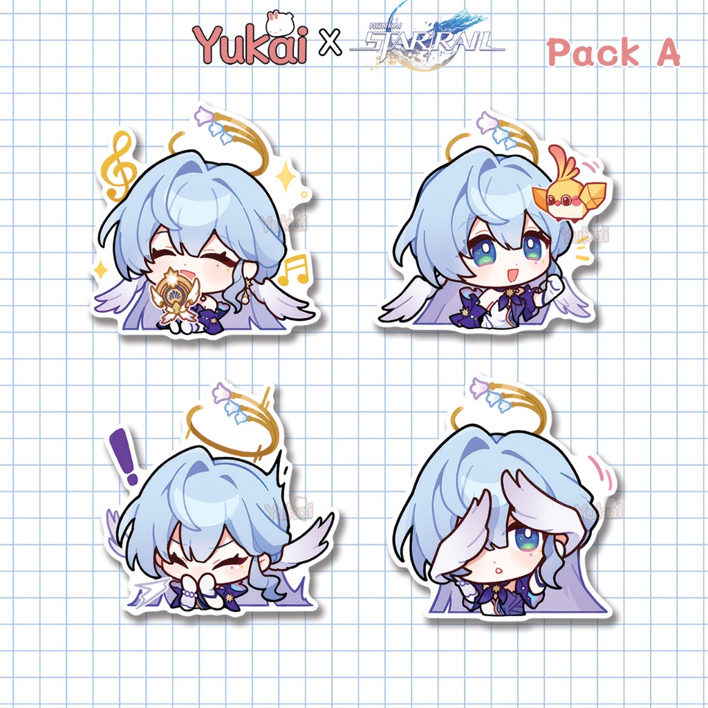 Robin Honkai Star Rail (HSR) สติ๊กเกอร์แพ็คพรีเมี่ยม, สติ๊กเกอร์อนิเมะกันน้ํา