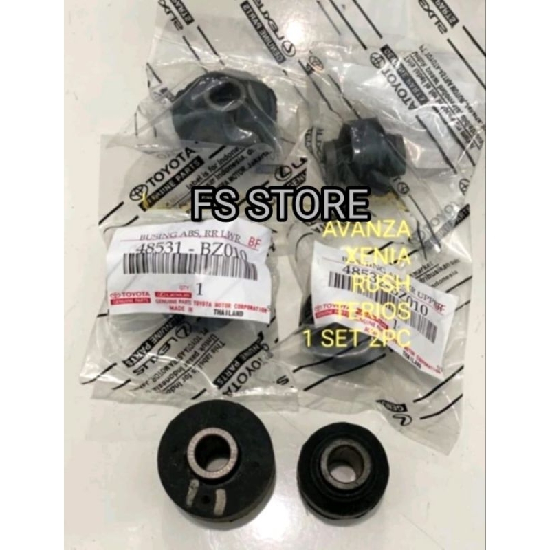 ยางโช้คอัพด้านบนและด้านล่าง 1 ชุด 2PC AVANZA FENIA RUSH TERIOS BUSHING ORIGINAL QUALITY