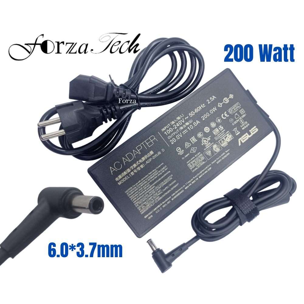 อะแดปเตอร์ Ac ROG Zephyrus G15 GA503 GA503QM GA503QS GA503QR ADP-200JB D/20V 10A (6.0*3.7 มม.) ใหม่